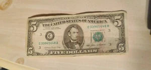 1985 $5 Five Dollar Bill Vintage Rare - Picture 1 of 2