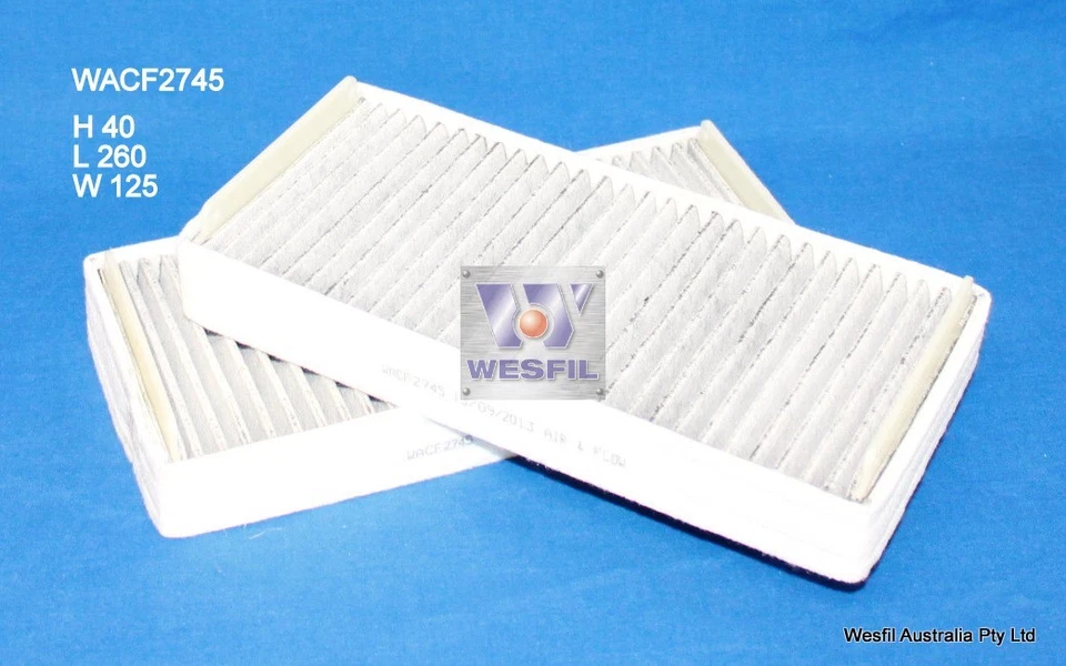 FILTRO CABINA WESFIL MERCEDES-BENZ SL320 3.2L V6 1999 04/99-2002 WACF2745 Foto 1 de 1