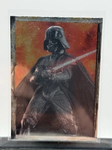 Darth Vader Topps Foil Embossed 8/10 Revenge Of The Sith 2005 - Picture 1 of 2