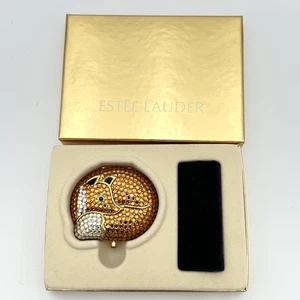 ESTEE LAUDER SLY FOX LUCIDITY POWDER COMPACT COUNTRY CHIC COLLECTION - Picture 1 of 7