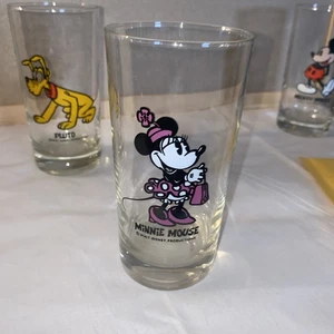 Vintage Minnie Mouse Juice Glass - Walt Disney Productions Collectible - Picture 1 of 4