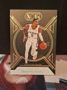 Dejounte Murray 2024-25 Panini Noir 1/3 Edición Asociación Base #63 Pelicans - Imagen 1 de 3
