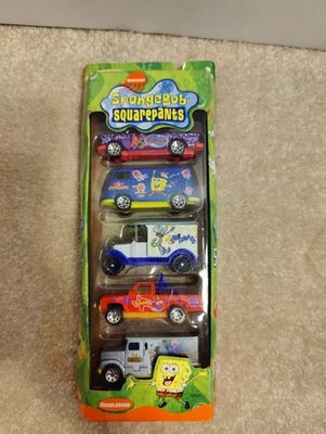 Matchbox Nickelodeon Spongebob Squarepants Gift Set 5-pack 2002 - Image 1 of 4
