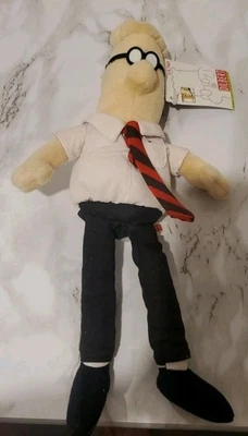 "Muñeco de peluche Dilbert 7"" personaje de tira cómica GUND nuevo con etiqueta Dilbert Dilbert" Foto 1 de 4