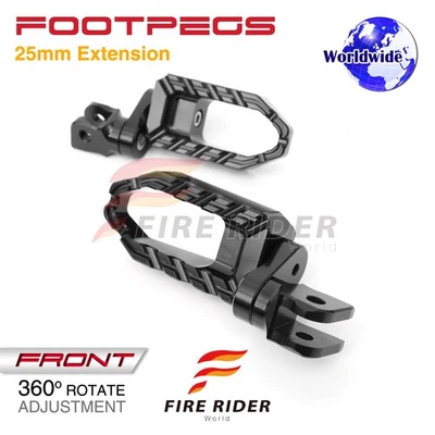 Para Aprilia SL1000 Falco 99-06 05 0 BUZZ 1 pulgada Riser Rider Touring estriberas Foto 1 de 4