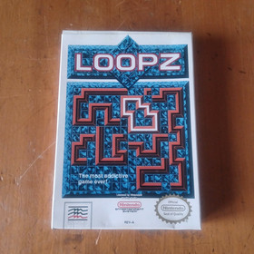 Nintendo NES Loopz Complete CIB Box Manual Sleeve Insert Cartridge