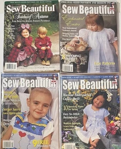 Vintage Martha Pullen Sew Beautiful Holiday Patterns Intact Uncut 1996 2003 2004 - Picture 1 of 15