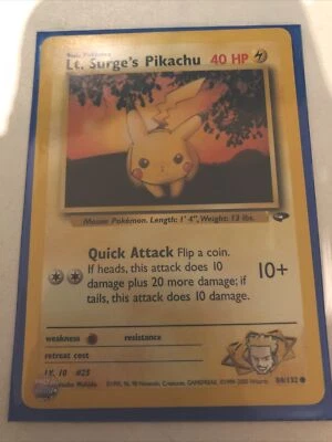 Lt. Surge's Pikachu - 84/132 - Common Base Set - Bild 1 von 2