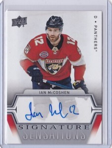 2019-20 Upper Deck Ian McCoshen Signature Sensations Auto #SS-IM Mint