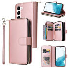 For Samsung Galaxy S24 Ultra S22 S21 Fe Magetic Leather Purse Wallet Case Cover