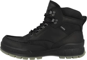 New Ecco Track Boots Black Mens goretex Lace rugged waterproof Shoe 42 8 8.5 - Picture 1 of 1