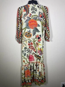 Anthropologie Conditions Apply Duster Kimono O/S Floral Boho Festival Retro - Bild 1 von 6