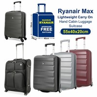 Aerolite New 2019 Ryanair 40x20x25 Maximum Size Holdall Cabin Luggage Flight Bag | eBay