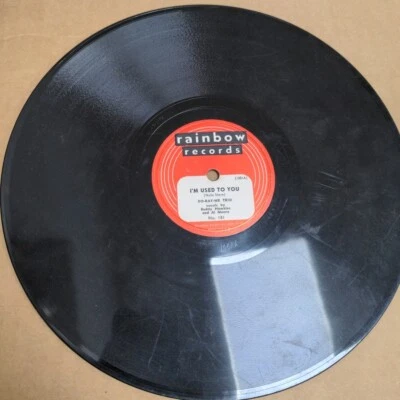 Do Ray Me Trio DOO-WOP 78  I'm Used To You / She Would Not Yield  on VG Rainbow - Image 1 of 2
