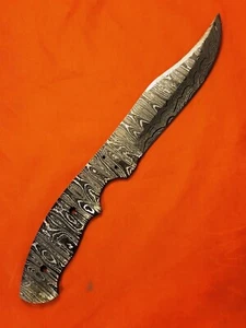 ALABAMA DAMASCUS STEEL BILLET BLADE BLANK, KNIFE MAKING SUPPLIES - 10-1/4" OAL - Picture 1 of 4