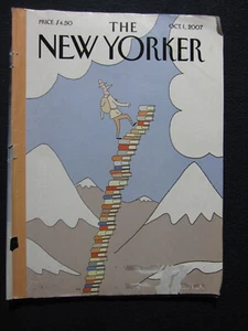 The New Yorker Magazine Oct 1 2007 "Stairway to the Stars" Philippe Petit-Roulet - Bild 1 von 4