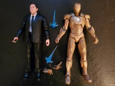 Marvel Legends Infinity Saga IRON MAN 3 HAPPY HOGAN & MARK XXI Target LOOSE