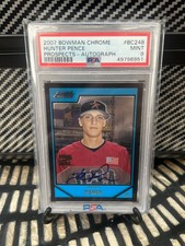 2007 Bowman Chrome #BC-248 Hunter Pence Auto RC Rookie PSA 9 !