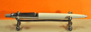 Bolígrafo "Pevdi" PAX FM Vintage Húngaro c.1979 Gris Claro y CT - Imagen 1 de 7