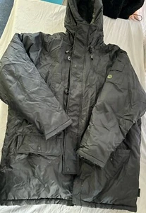 Spiewak & Sons Hooded Parka Black/gray Quilted Mens Size XL - Picture 1 of 11