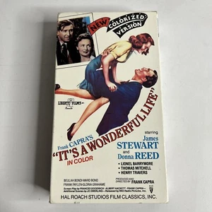 IT'S A WONDERFUL LIFE in Color... VHS preowned - Picture 1 of 3
