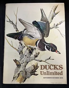 Ducks Unlimited Magazine September/October 1975 Wood Duck EX Condition π₯π₯ - Picture 1 of 9