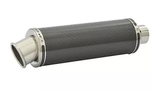 Kawasaki ZX9R E Exhaust SP Engineering Carbon Fibre Round Big Bore XLS 2000-2001 - Picture 1 of 9