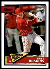 2018 Panini Chronicles Classics Timeless Tribute Purple Rhys Hoskins 07/10