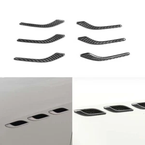 Kit de ventilación de aire para guardabarros lateral de fibra de carbono real para Maserati Ghibli 13-21 - Imagen 1 de 7