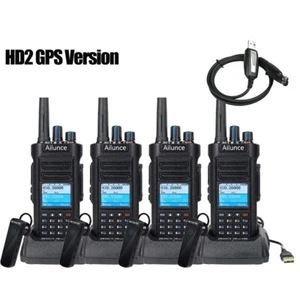 4-pak Ailunce HD2 DMR Dual Band Walkie Talkie GPS Bluetooth IP67 Dwukierunkowe radio - Zdjęcie 1 z 12