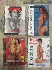 Lotto 4 Calendari Sexy anni 2000 Max Capital ForMen Controcampo Canalis Ingerman
