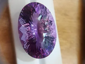 Massive laser cut Amethyst gemstone - faceted natural purple Quartz 85.00 CTS - Picture 1 of 13