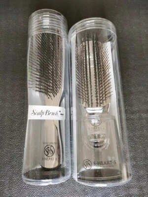 Juego de cepillo para cuero cabelludo S-Heart-S Plus largo y corto para el cuidado profesional del cabello de belleza Foto 1 de 4