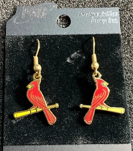 Pendientes Gancho Logo J Cardenales de San Luis NUEVO Gran Regalo - Imagen 1 de 1