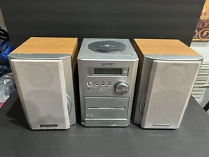 Sharp XL-55 Micro Component System CD Cassette Untested Good Cond. Fast Shipping - Picture 1 of 18
