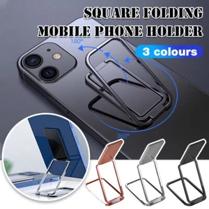 Portable Multifunctional Folding Metal Mobile Phone Holder Bracket Desktop Stand - Picture 1 of 15