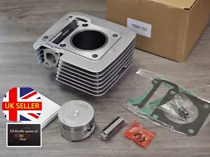 fits: YAMAHA YBR 125 ED 2007-2017 NEW 150 CC BIG BORE KIT CYLINDER AND PISTON UK - Picture 1 of 5