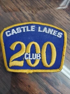 Vintage Bowing Patch Castle Lanes 200 Club - Bild 1 von 1