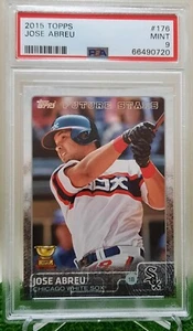 2015 Topps Future Stars Jose Abreu #176 White Sox PSA Mint 9. Low Pop! (8) - Picture 1 of 2