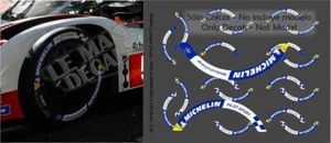 Decals Neumáticos Michelin PILOT LE MANS 2023 2 43 32 24 18 Tires Slot Calcas - Picture 1 of 1
