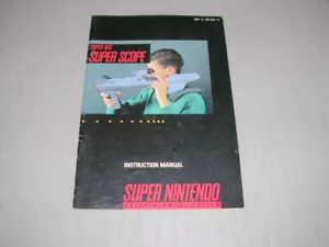 Super Scope 6 (Super Nintendo SNES) Original Instruction Manual a - Picture 1 of 2