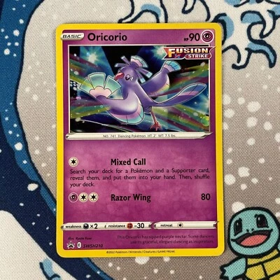 Oricorio SWSH210 Black Star Promo Holo Rare Sword & Shield Pokemon Card 2022 NM - Image 1 of 3
