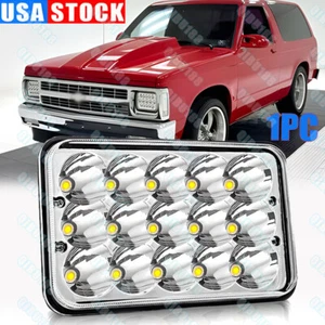 1 pieza para Chevy S10 Blazer 1994-1997 4x6"" pulgadas faros LED haz sellado alto-bajo - Imagen 1 de 8