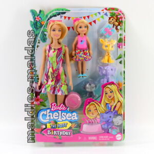 Barbie Chelsea Dschungelabenteuer Der verrückte Geburtstag GTM82 NEU/OVP Puppe 