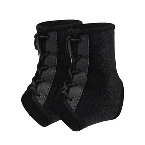Lace Up Ankle Brace Support Foot Stabilizer Sports Compression Wrap Orthosis - Foto 1 di 12