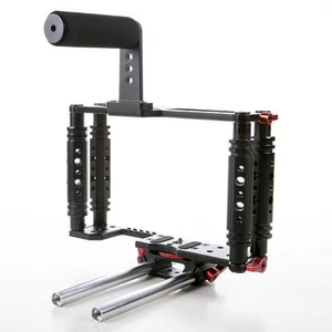 Kamerar Tank TK-3 cage w/rod support Top Handle Grip DSLR Video Stabilizer Rig - Picture 1 of 7