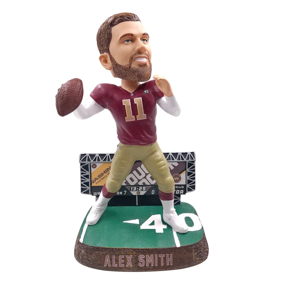 Marcador del equipo de fútbol americano Alex Smith Washington Bobblehead NFL Foto 1 de 1