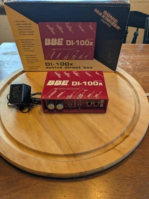 BBE DI-100x Active Direct Box Sonic Maximizer XLR Made in USA Guitar Bass Keys - Image 1 of 4