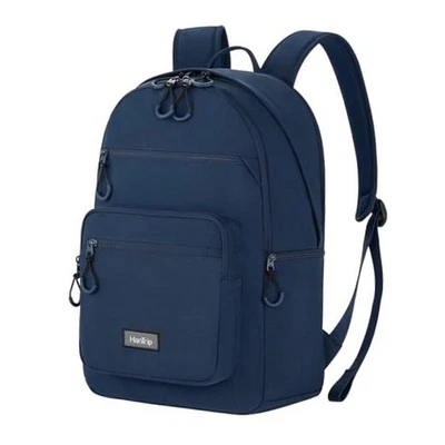 Mochila de viaje para mujer resistente al agua grande 18 pulgadas azul marino Foto 1 de 4