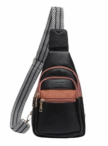 Sling Bag for Women Vegan Leather Fanny Pack Small Crossbody Purse Anti Theft... - Bild 1 von 9